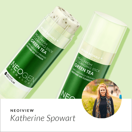 NEO I VIEW Green Tea Real Fresh Cleansing Stick Review by Katherine Spowart - NEOGEN GLOBAL