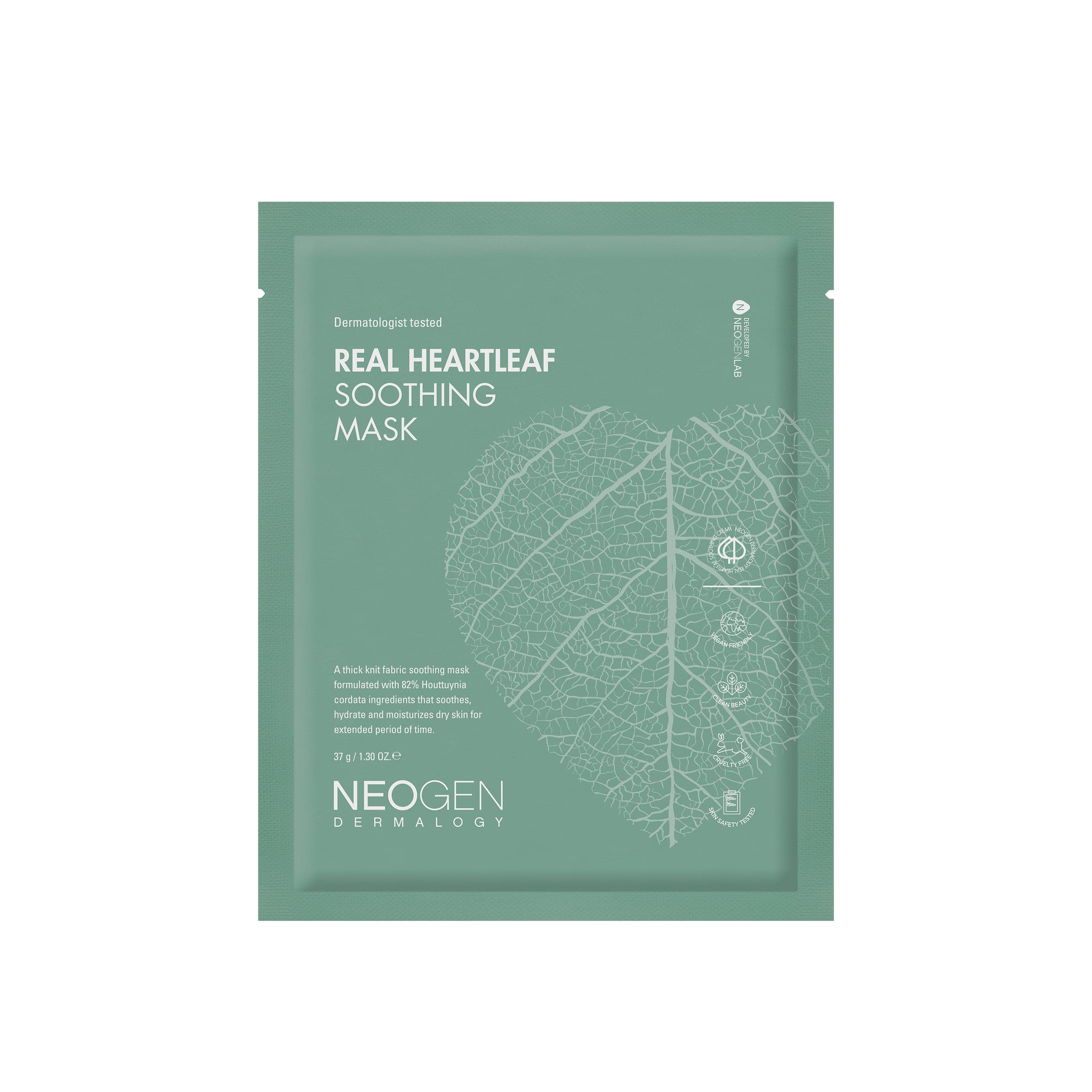 NEOGEN DERMALOGY Real Heartleaf Soothing Mask – NEOGENLAB GLOBAL