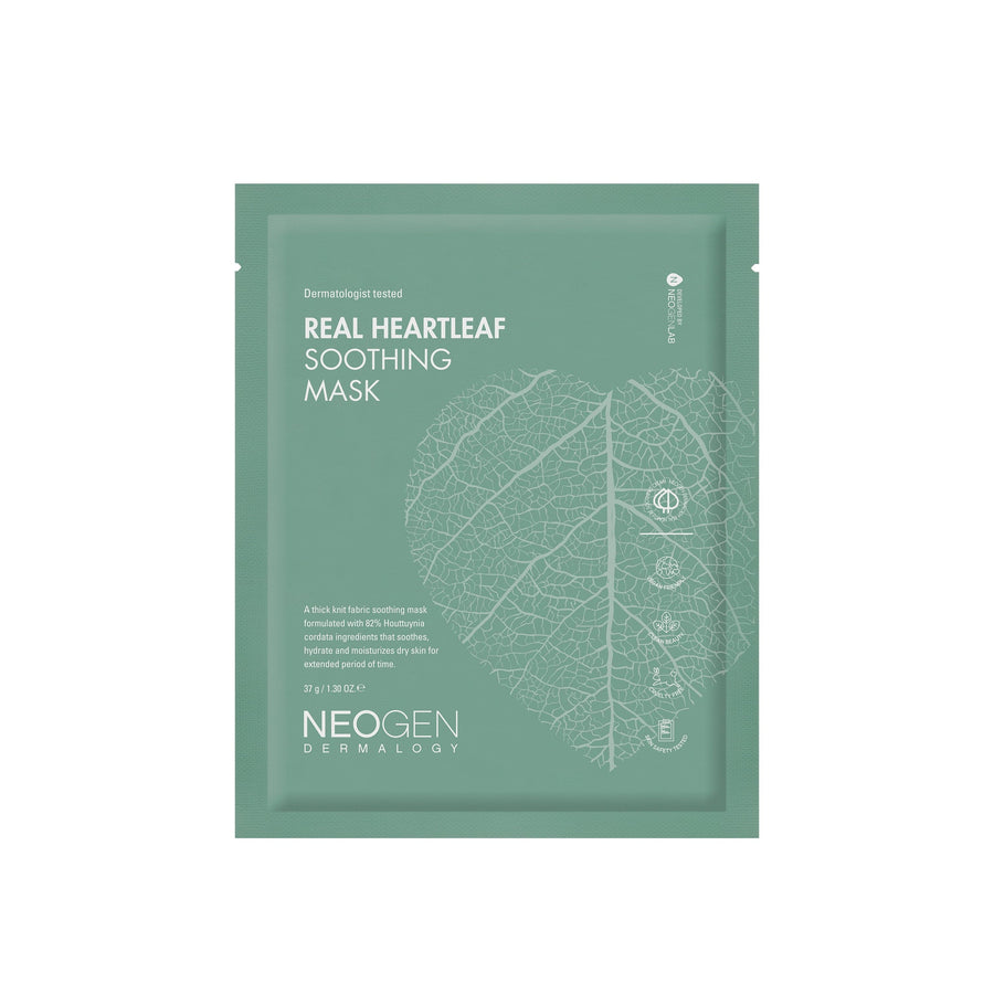 Neogan Mask NEOGEN DERMALOGY Real Heartleaf Soothing Mask – NEOGENLAB GLOBAL