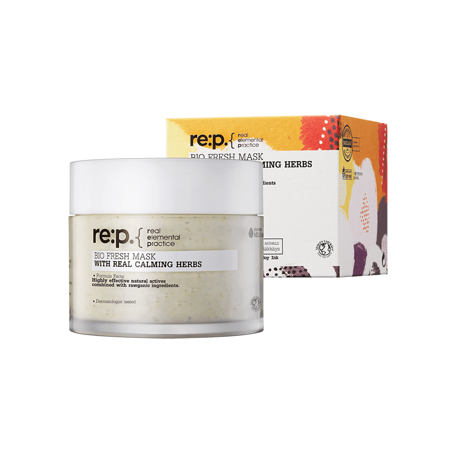 re:p RE:P. Bio Fresh Mask with Real Calming Herbs 4.55 oz / 130g